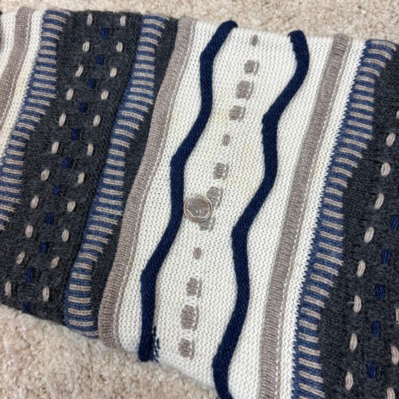 Vintage Alan Stuart 3D Knit Sweater Men's Medium Retro Dad - Picture 9 of 11